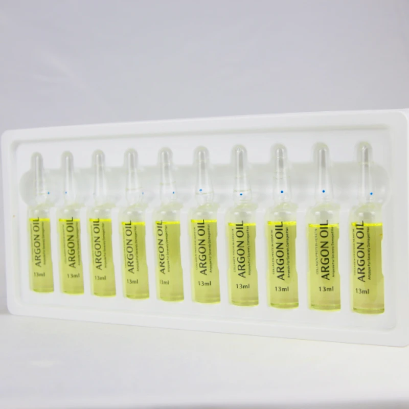 Nourishing Keratin Hair Care Ampoule Hair Oil Collagen Vegan Brazilian Protein Argan Oil Hair Essence Ampoule