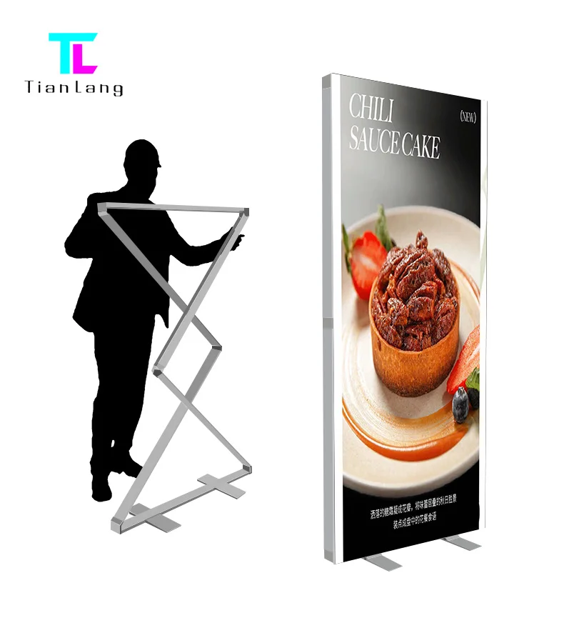 Trade Show portable detachable booth Exhibition Beautiful affordable exhibition LED pop-up light box
