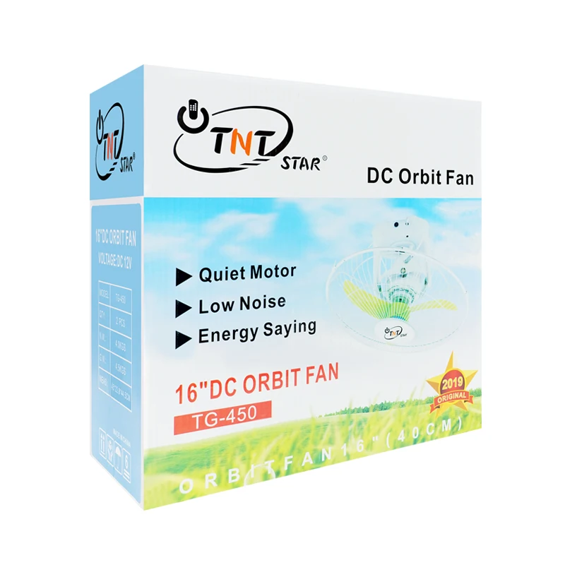 Tntstar TG-450 промышленный dc вентилятор охлаждения постоянного тока 3 переключатель скорости Солнечный уличный орбиты потолочный