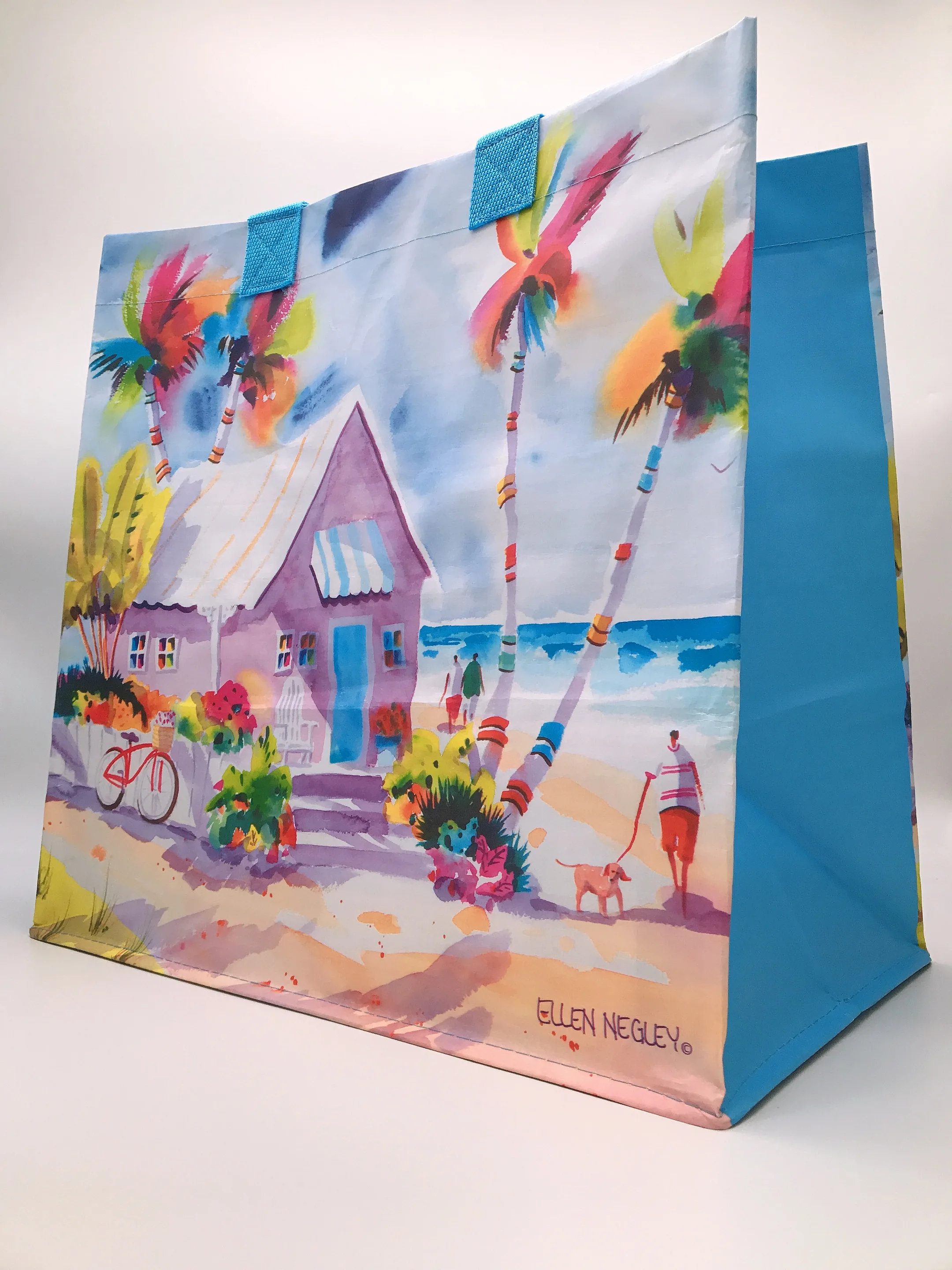 
Trending Hot Products 2020 China Leader customized Oil painting Laminated Eco Friendly Heavy Duty PP Shopping Bags with Logos 