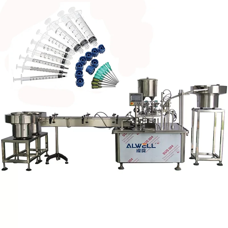 Automatic Rotary Prefilled Syringe Packaging Packing Machine Gel Tube Plastic Pre-Filled Syringe Filling Machine Manufacturers