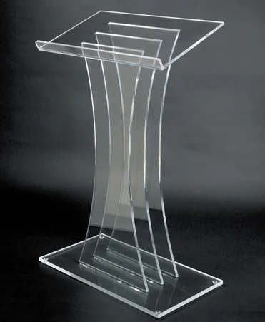 Пользовательский акриловый подиум кафедра прозрачный церковный