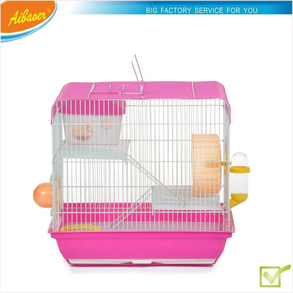 M120 Wholesale Factory Luxury Custom Fold Cheap Plastic Metal Acrylic Hamster Cage For Sale
