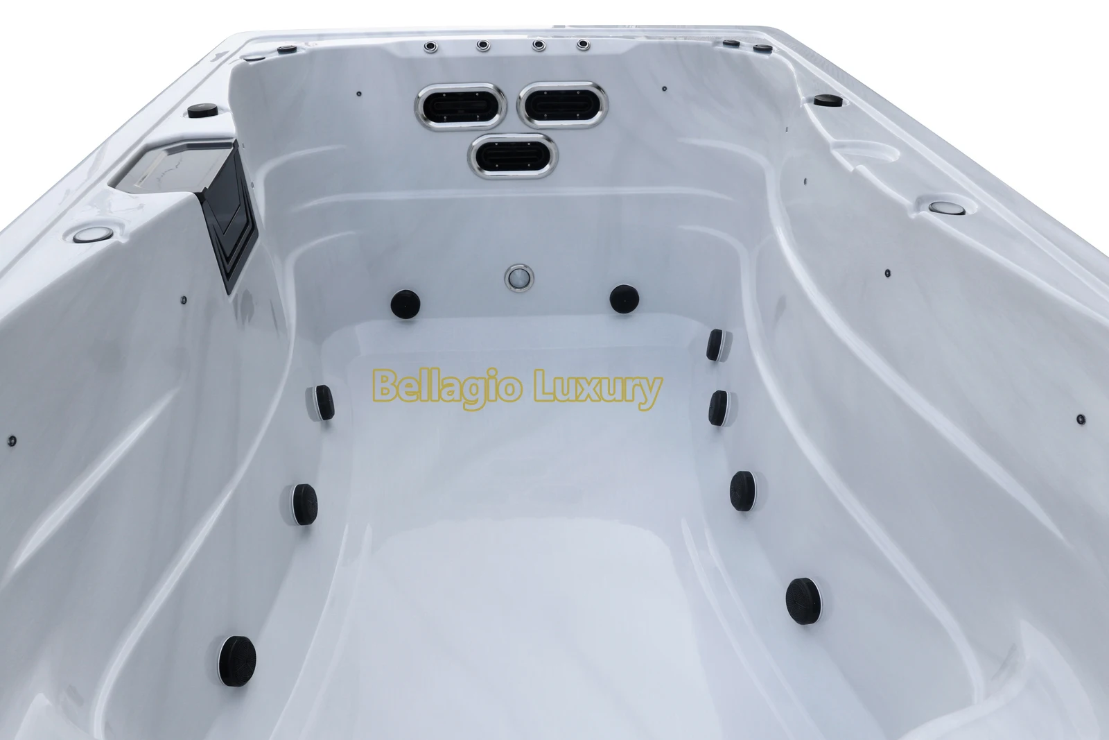 BELLAGIO 15ft/4.6m Modern Design Outdoor Swim Spa Backyard Hot Pool Tub Modern Style Backyard Pool