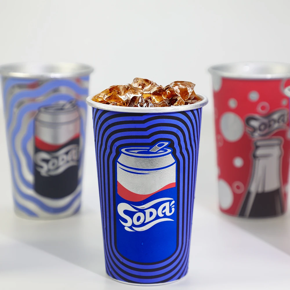 Summer funny promotion gift metal tumbler color cold changing cup Customized logo magic aluminum mug