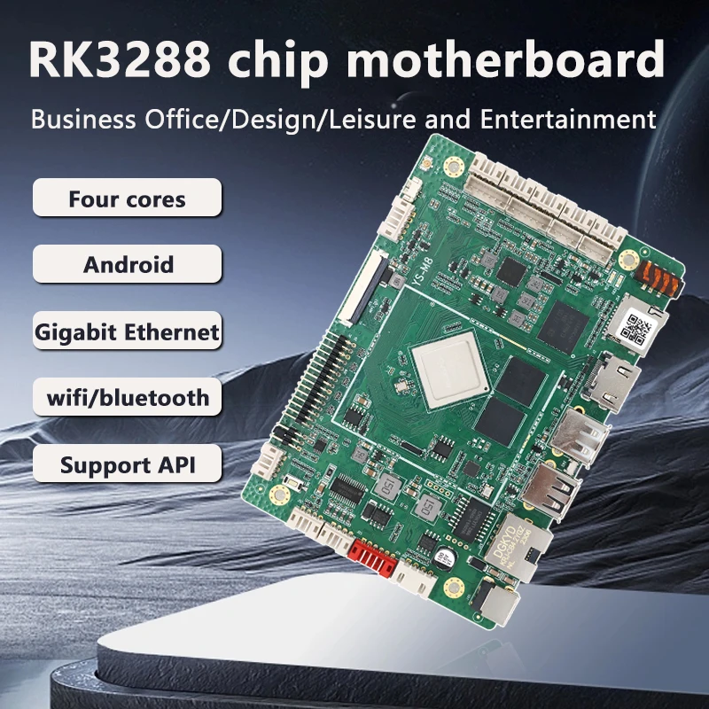 Tablet PC RK3288 Quad-Core 4G+64G 4K Video Decoding Embedded Industrial Control Development Mother Board With LVDS USB