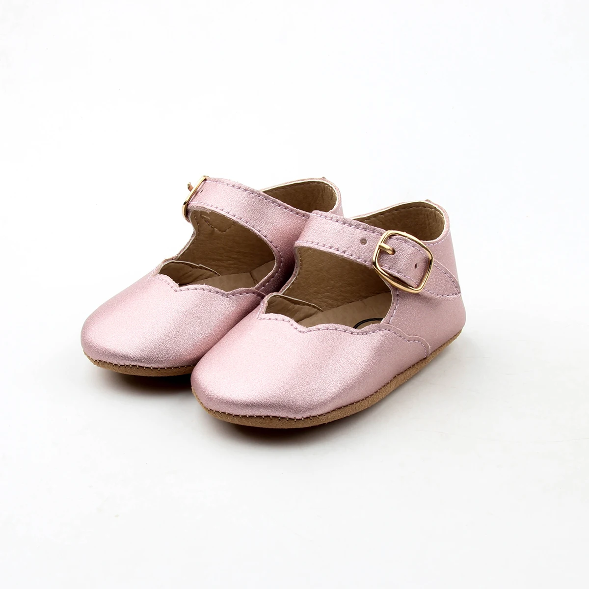 Super Fiber Dress Shoes Soft Leather Baby Mary Jane Shoes New Design Unisex Shoes For Indoor