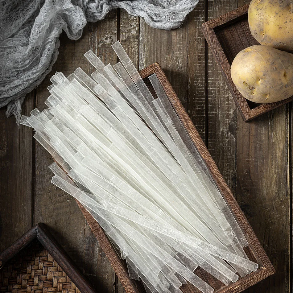 Potato vermicelli noodles for cooking low calories instant noodle OEM service