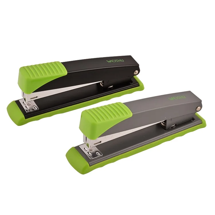 Back To School Stationery Wholesale Cheap Non-slip High Quality Metal Stapler With Rubber Base