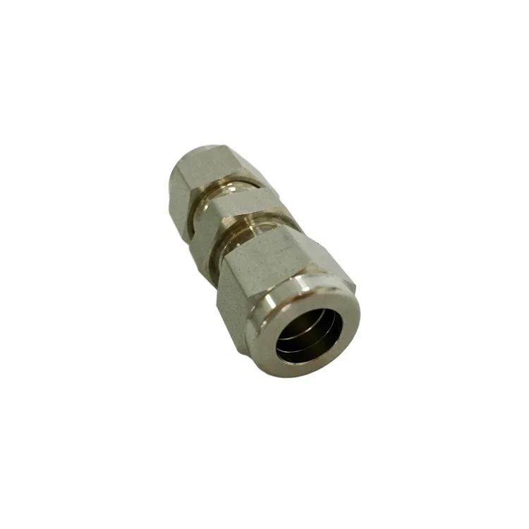 OD 10 mm Stainless Steel Compression Straight Union Fittings