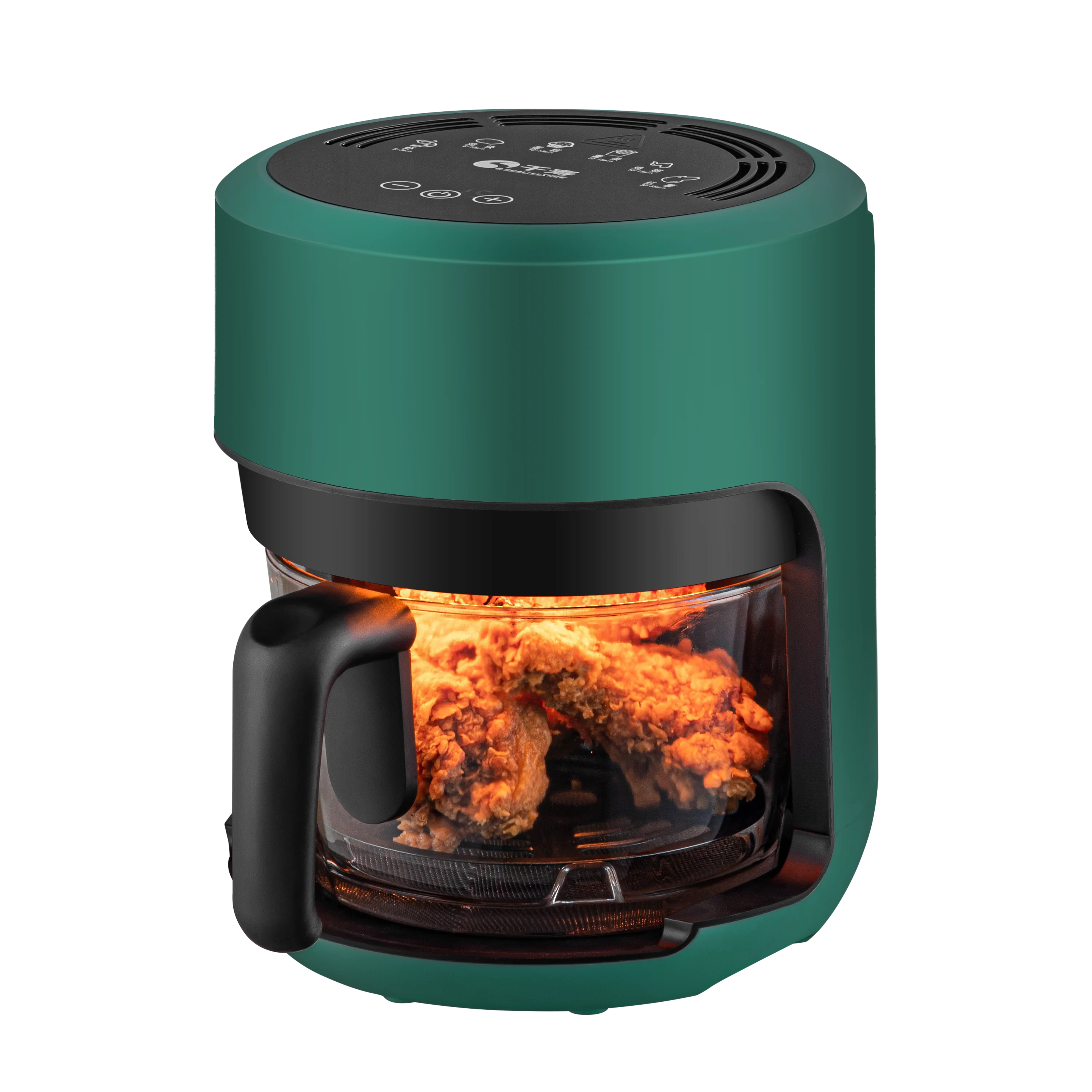 2.5l No Oil Mini Non-stick Hot Electric Glass Air Cooker Fryers,Visual Air Fryer