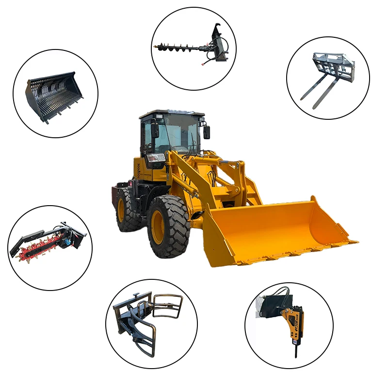 2Ton Front Loader Lh-948 Mini Backhoe Wheel Loaders Small Front End Loader For Sale