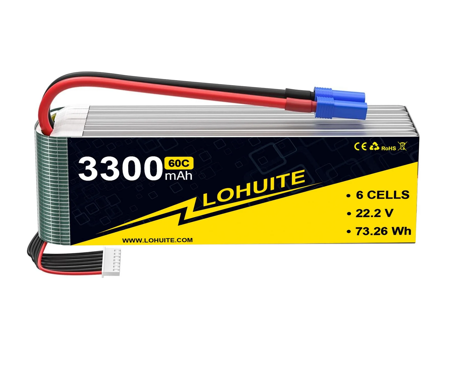 Lipo 6s 6S Lipo аккумулятор EC5 3300 мАч 22,2 В 60C мягкий чехол RC Lipo аккумулятор 6s lipo аккумулятор