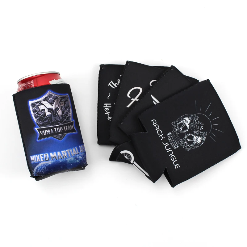 Custom large beer can cooler neoprene bottle insulated sleeve