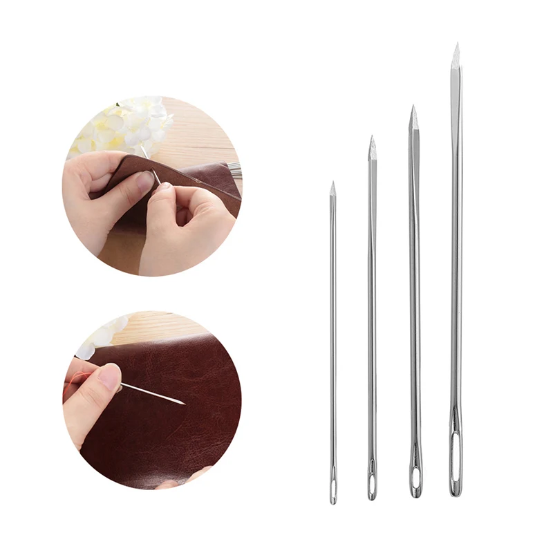 Leathercraft DIY Leather Triangular Needles Fur Special Stainless Steel Shaped Pin Stitch Needlework Sewing Supplies