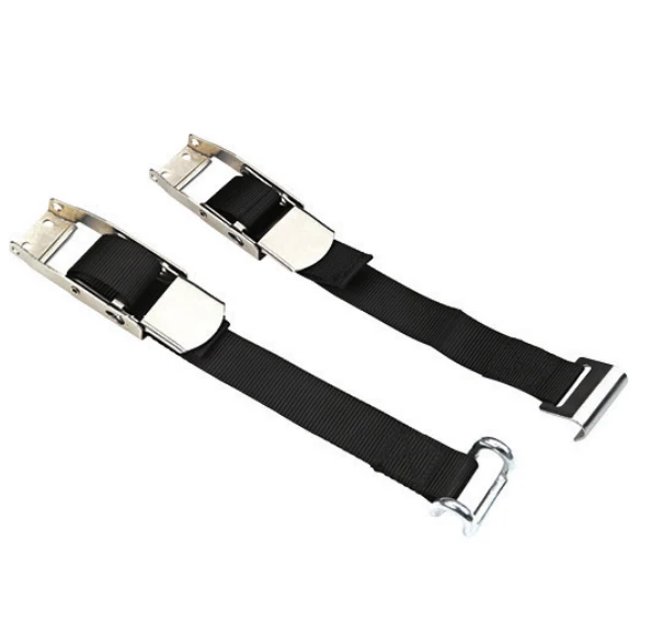 Ремни для лодочных прицепов из нержавеющей стали, регулируемые ремни для крепления груза с крючком, 2 дюйма, 50 мм, 304