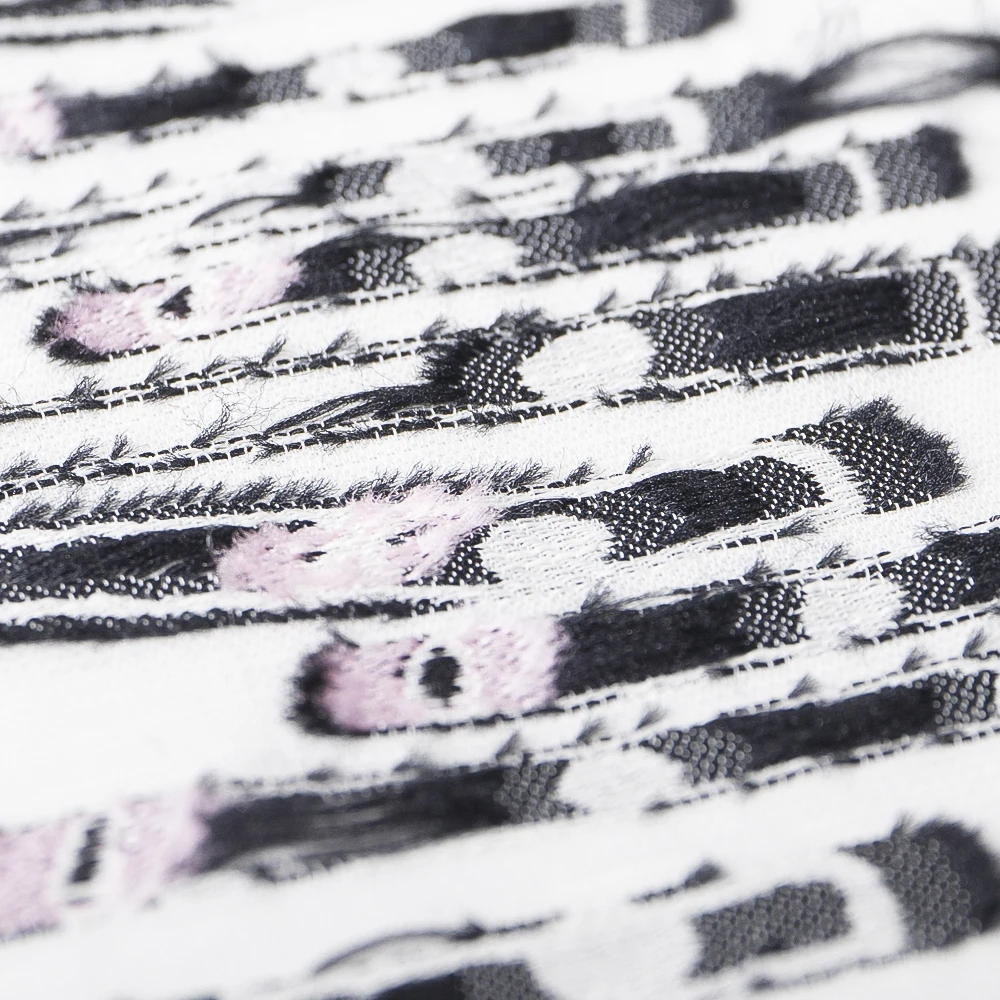 KEER China Factory Custom Anti-Static Woven Yarn Dyed Brocade Jacquard Satin Fabric for Sale