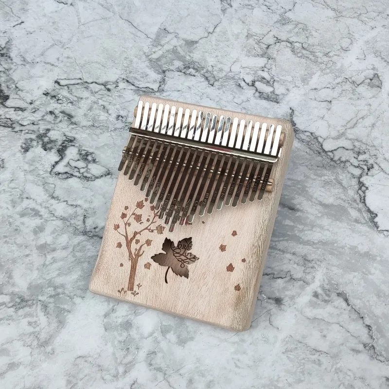21Keys Double layers Plate Wood Thumb Piano Finger Musical Instrument Kalimba