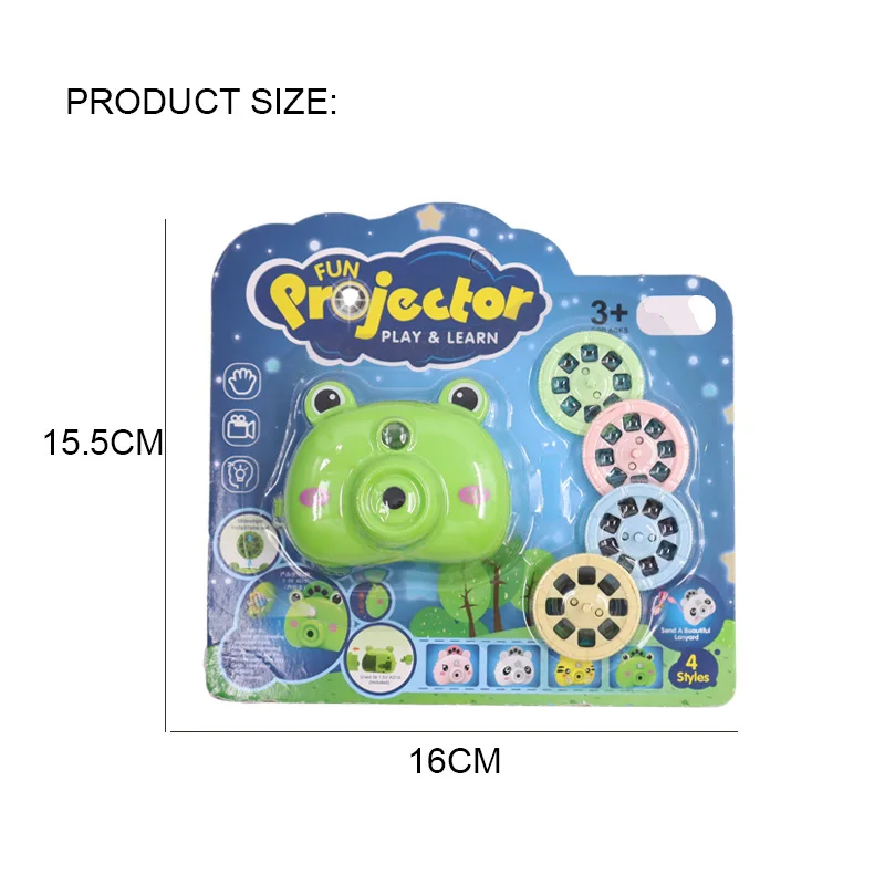 Kids Educational Torch Lamp Halloween Projector Flashlight Projector Baby Kids Slide Projector Flashlight Projection Light