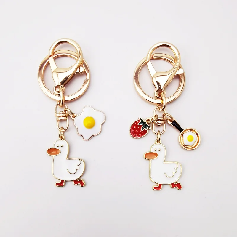 BSBH Custom Shape Logo 2D 3D Hard Soft Enamel Key Chains Souvenir Letter Metal Keyring Egg Keychain