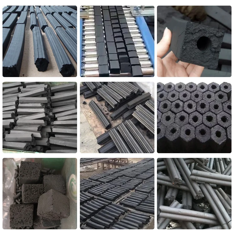 High High Quality Briquette Charcoal Making Machine Bamboo Charcoal Making Machine Cube Charcoal Making Machine