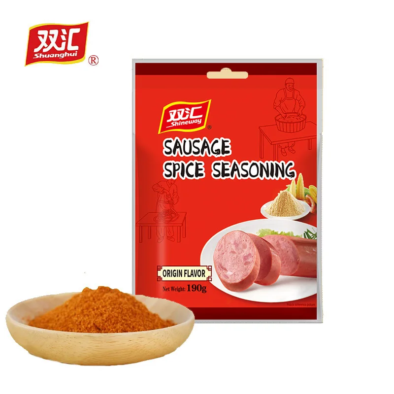 Shuanghui оригинальная колбаса для ветчины, приправы 190 г/пакет, домашняя соленая эзма, соленая мяса, красная сосиска, соленая колбаса, сезоны