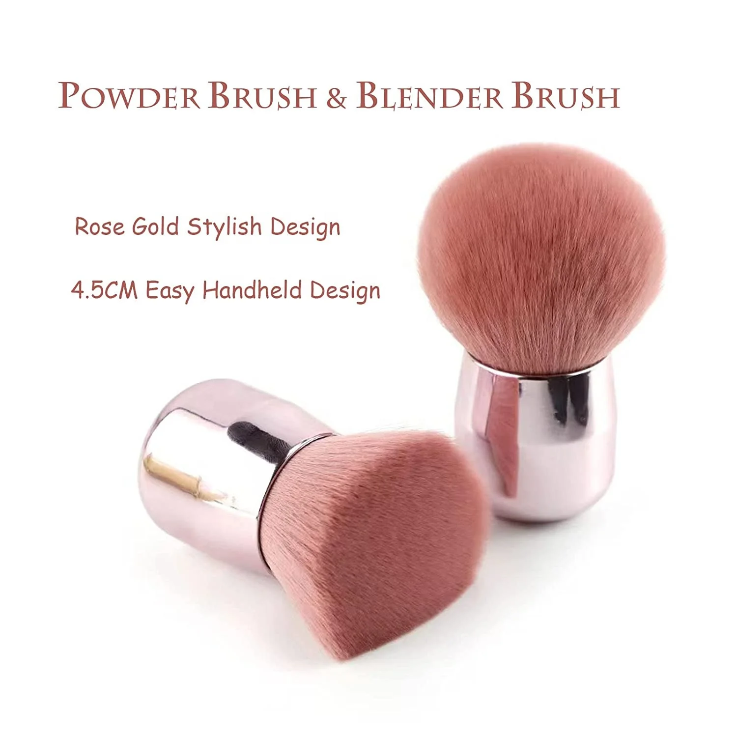 Full Face Makeup set 20 Travel Makeup Brushes Sets 2 Sponge 2 Quality Silicone Face Masks Brushes Stylish Rose G