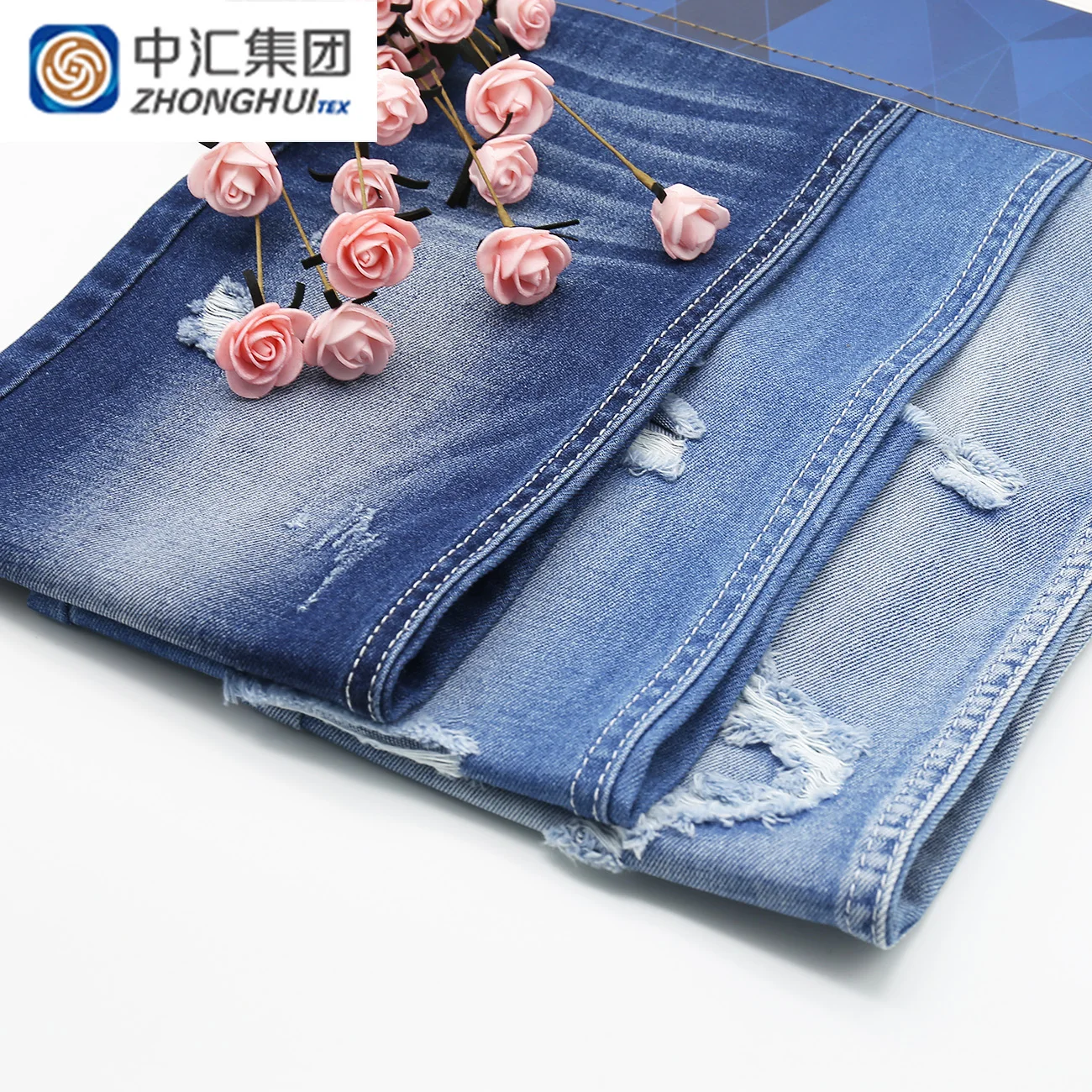 Cotton Twill Denim Fabric 100% Cotton Stock Lots Wholesale For Jeans Bangladesh