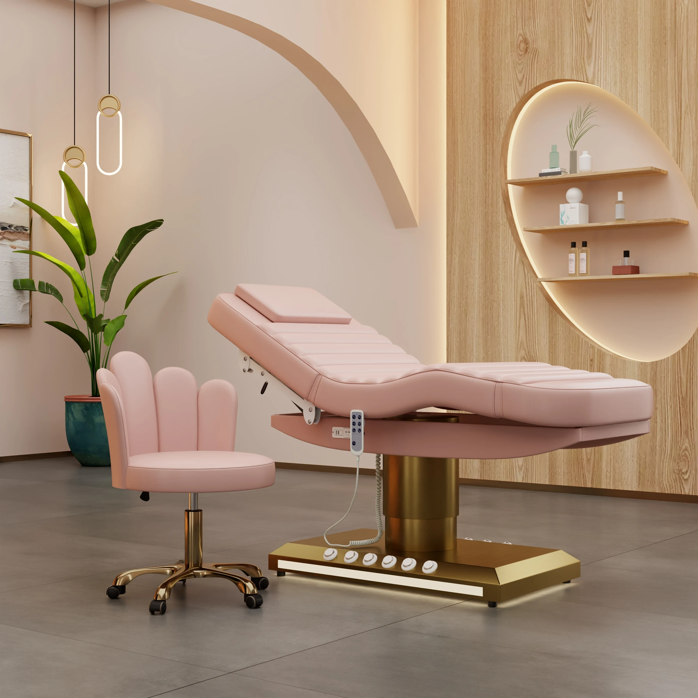 Modern Wholesale Beauty Table Luxury Salon Furniture Body Skin Care Facial Lash Beauty Spa Lash Bed