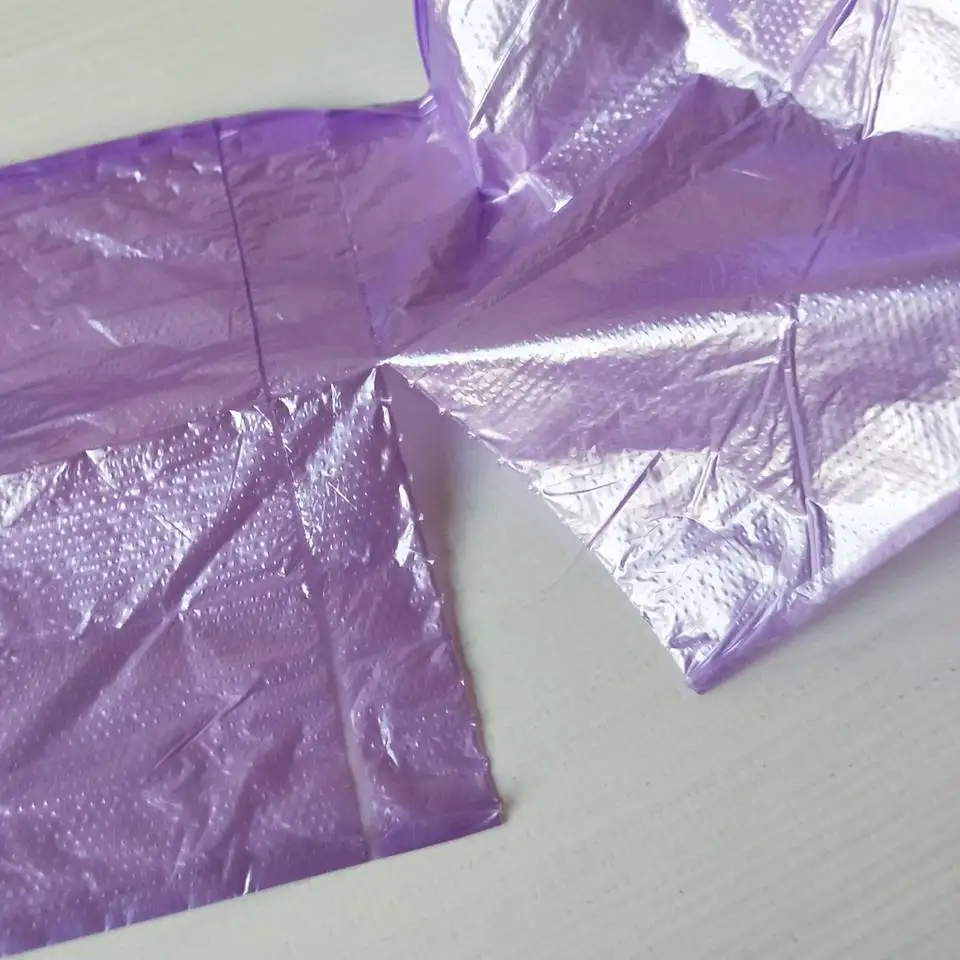 cheap biodegradable plastic recycled garbage bag on roll