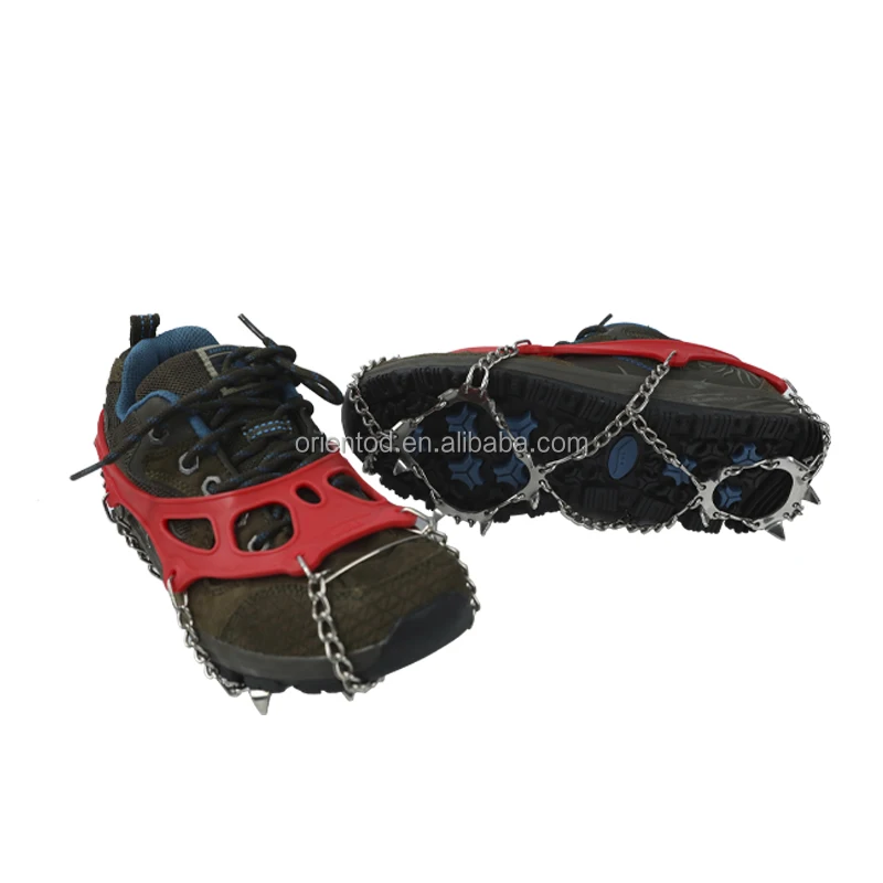 
Outdoor 13 Teeth Ice Cleat Spikes Crampons Silicone Anti-skid Crampons 