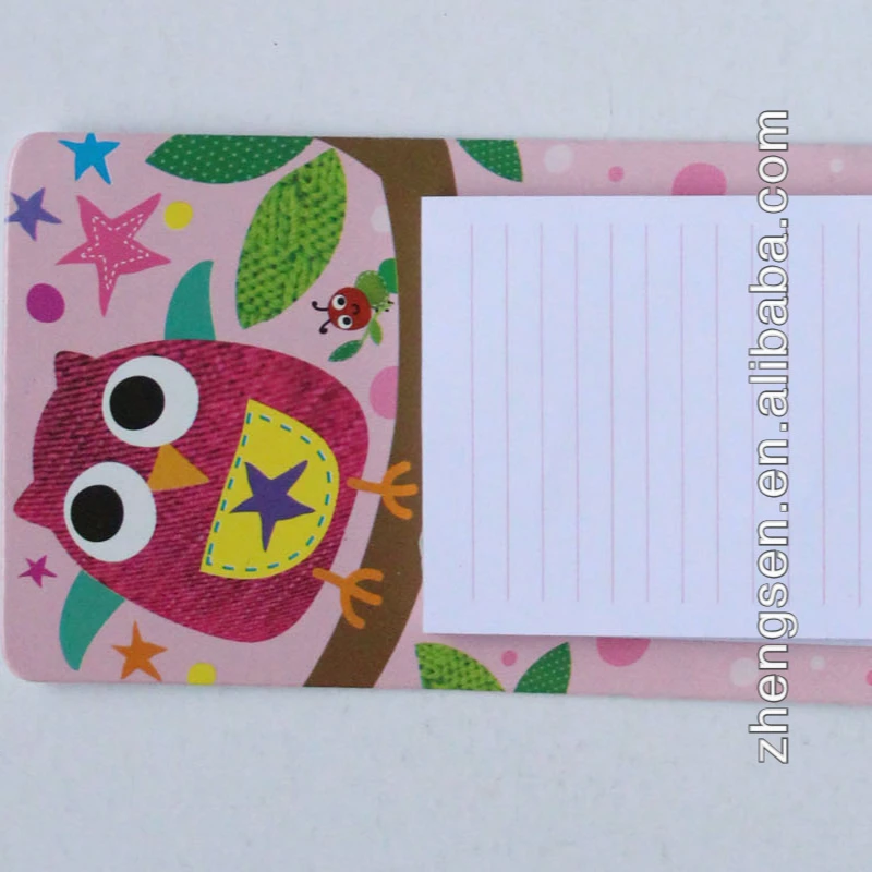 wholesale customized fridge magnet notepad and pen