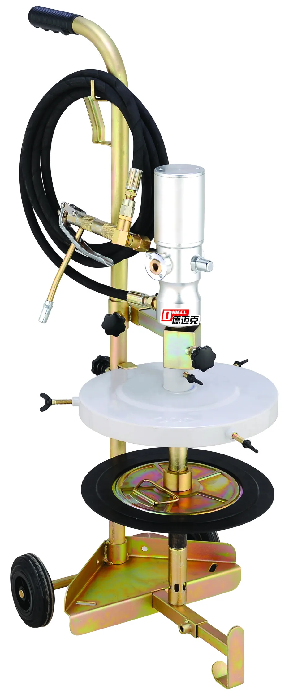 Grease Dispensing Kits for drum compressed air system and for delivery with grease guns