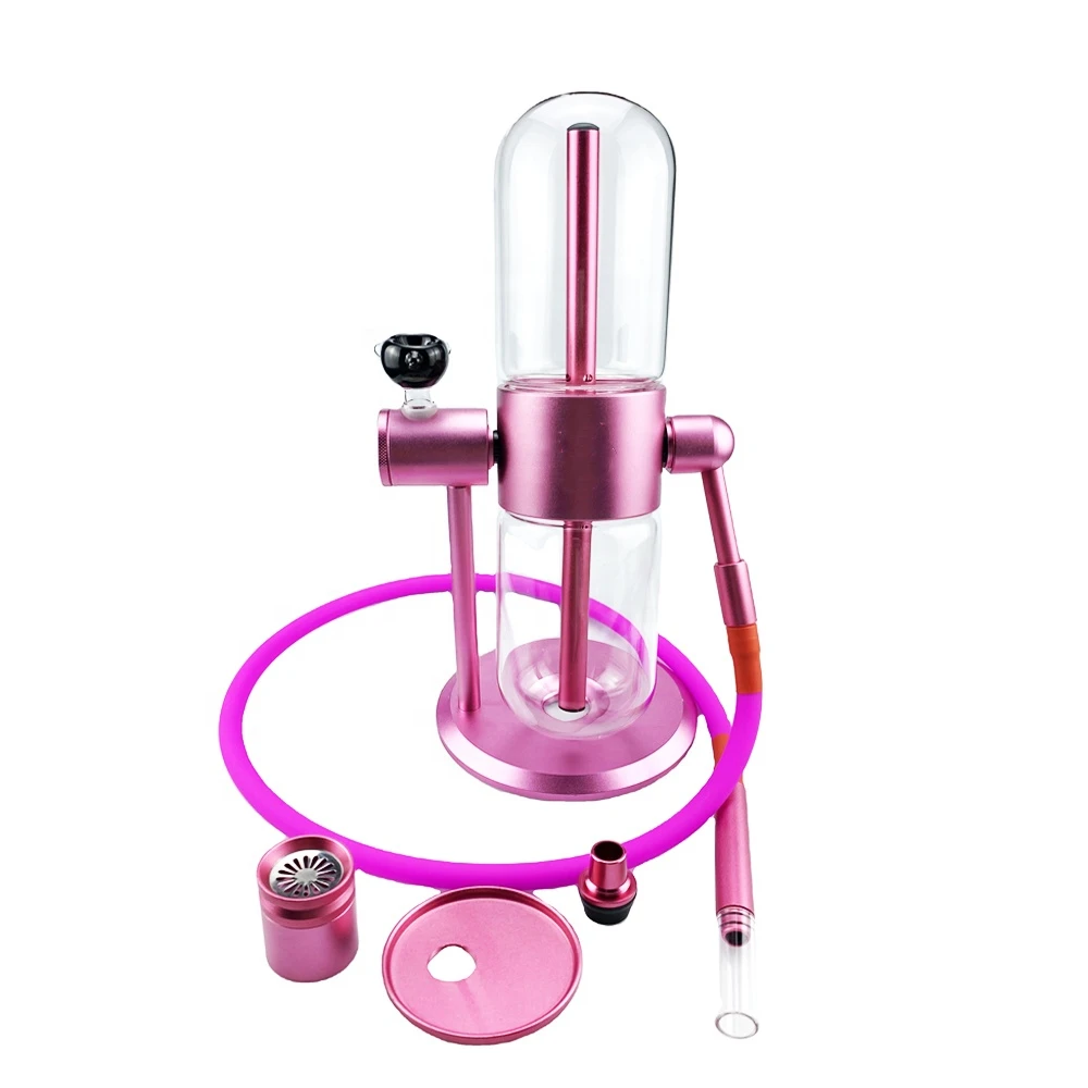 Electric Hookha Smoking Bulk Electrical Shisha Head Gravity Hookah 360 Richman E Hookah with Cage Electronic Hookah