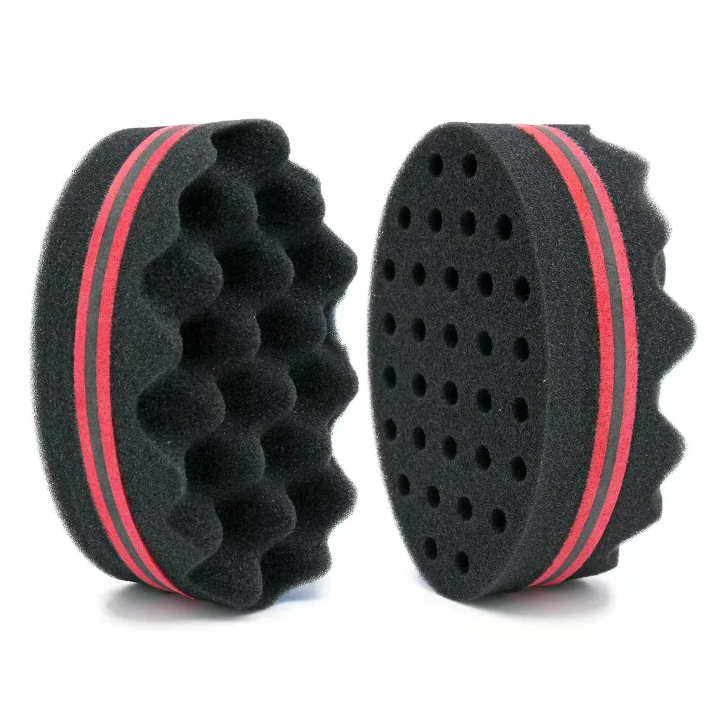 Vinne 2024 top ranking product double side hair Twist Sponge foam hair Curling Sponge Brush for Men and Women Hair Wave Sponge