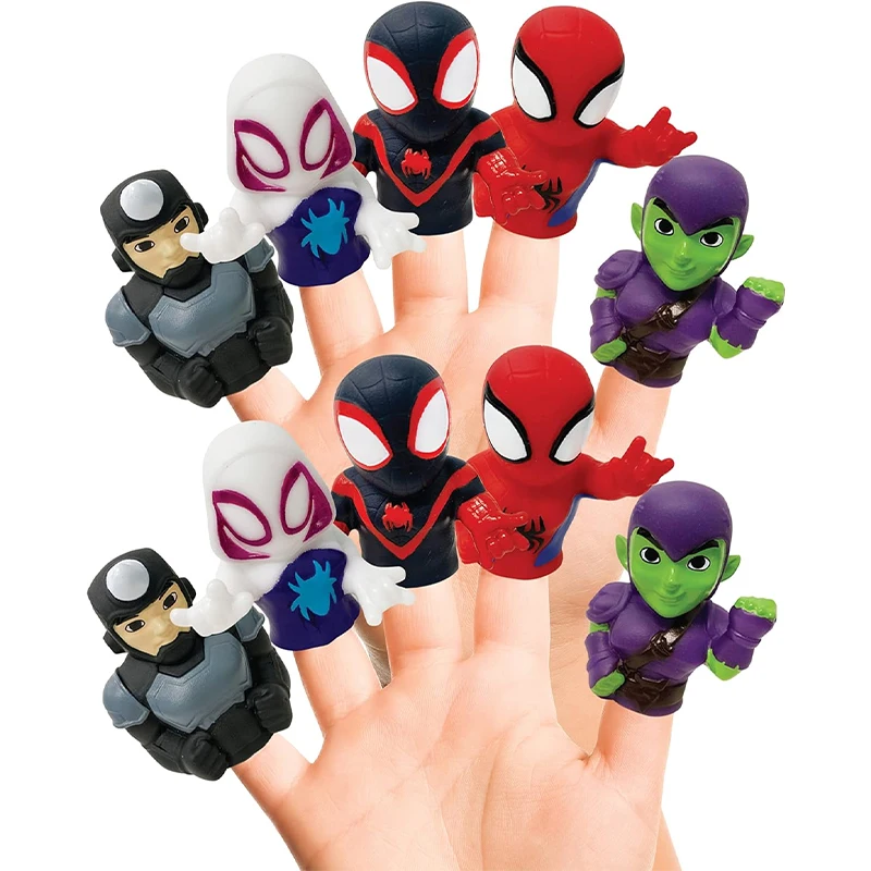 OEM Finger Puppet Set 3D spider Floating Pool Toys Finger Puppets Beach Toys