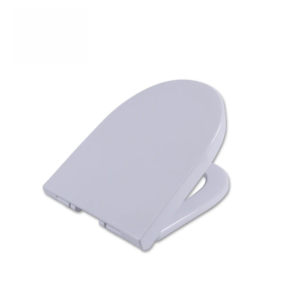 India Wc Toilet Seat Cover With Adjustable Soft Close Hinge Square Disposable D shape Toilet Seat