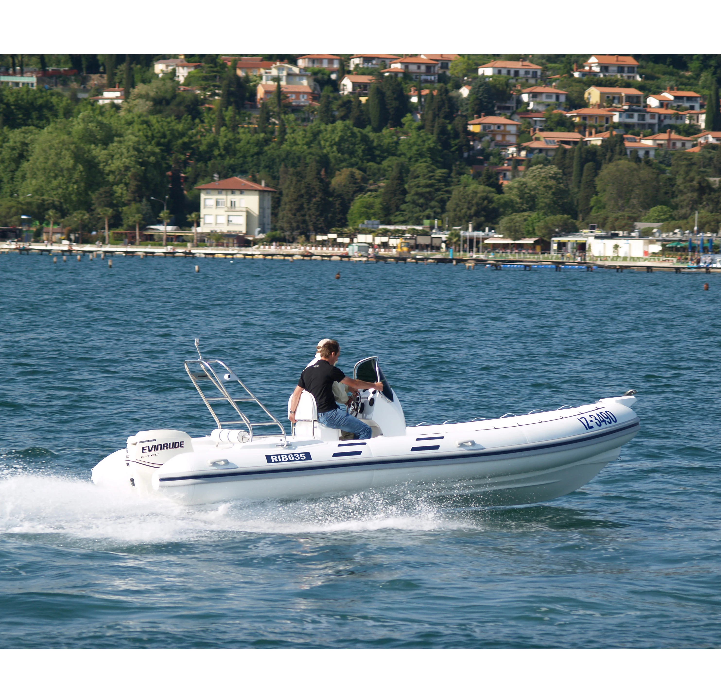 RIB635 RIB Hypalon motor boat boat engine