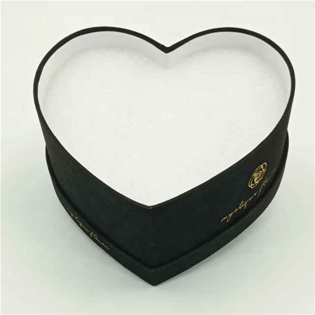 Heart shape paper flower boxes for flower packaging