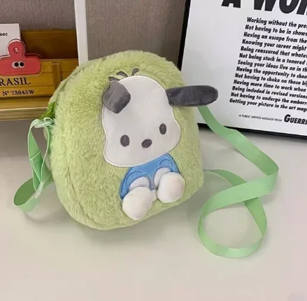 San Rio Plush Bag Backpack Sanrioo Shoulder Messager Bag My Dolls Sanrioe Cartoon Plush Bag Cute Plush Backpacks Mini Handbag