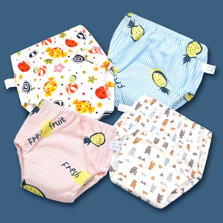 Training Washable Reusable Baby Napkin Training Swim Cloth Diaper for Baby 6 layers of gauze baby cloth diaper
