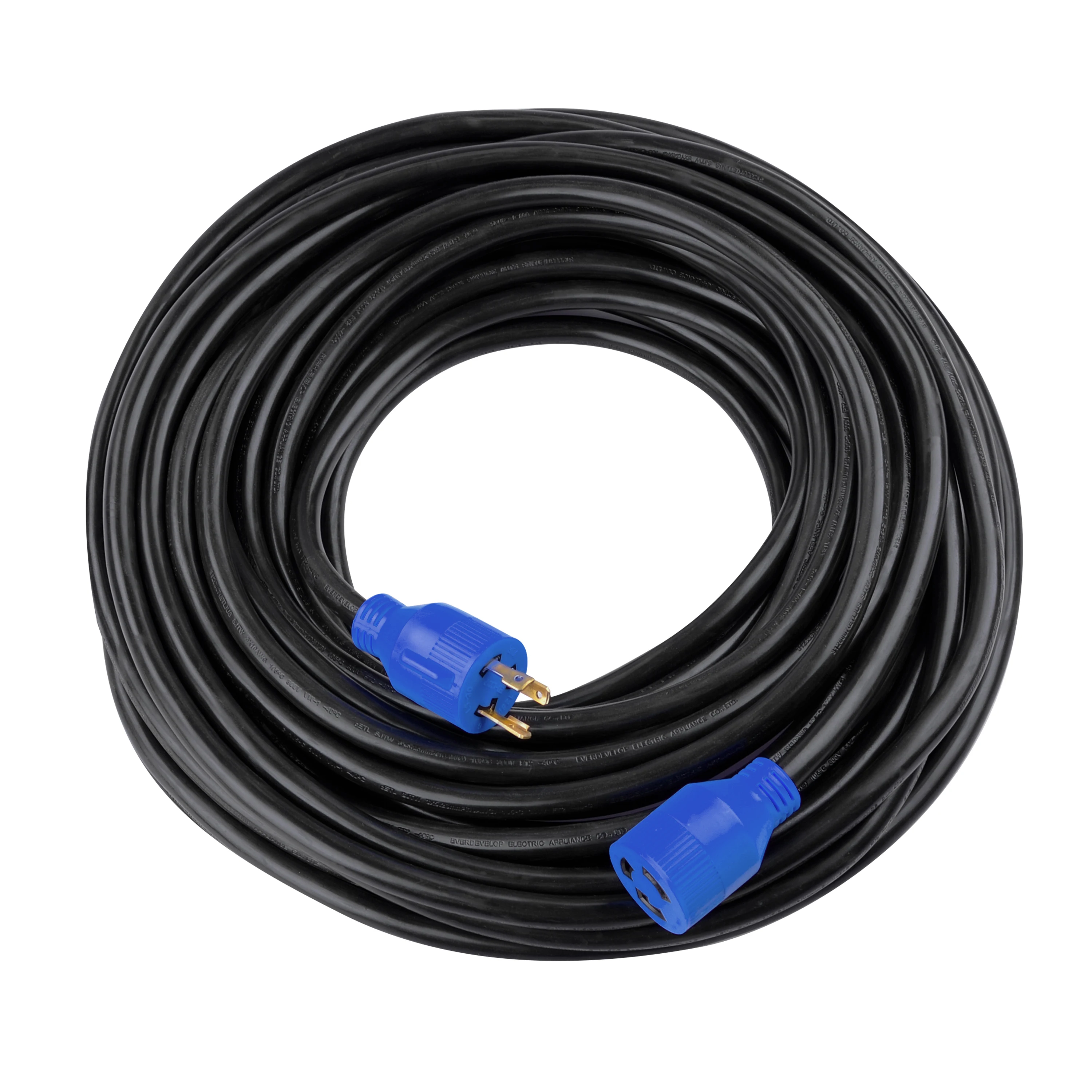 J356 Heavy Duty 40ft Generator Power Cord 3 Prong 10 Gauge STW Cable 125V 30Amp 3750W NEMA L5-30P/L5-30R