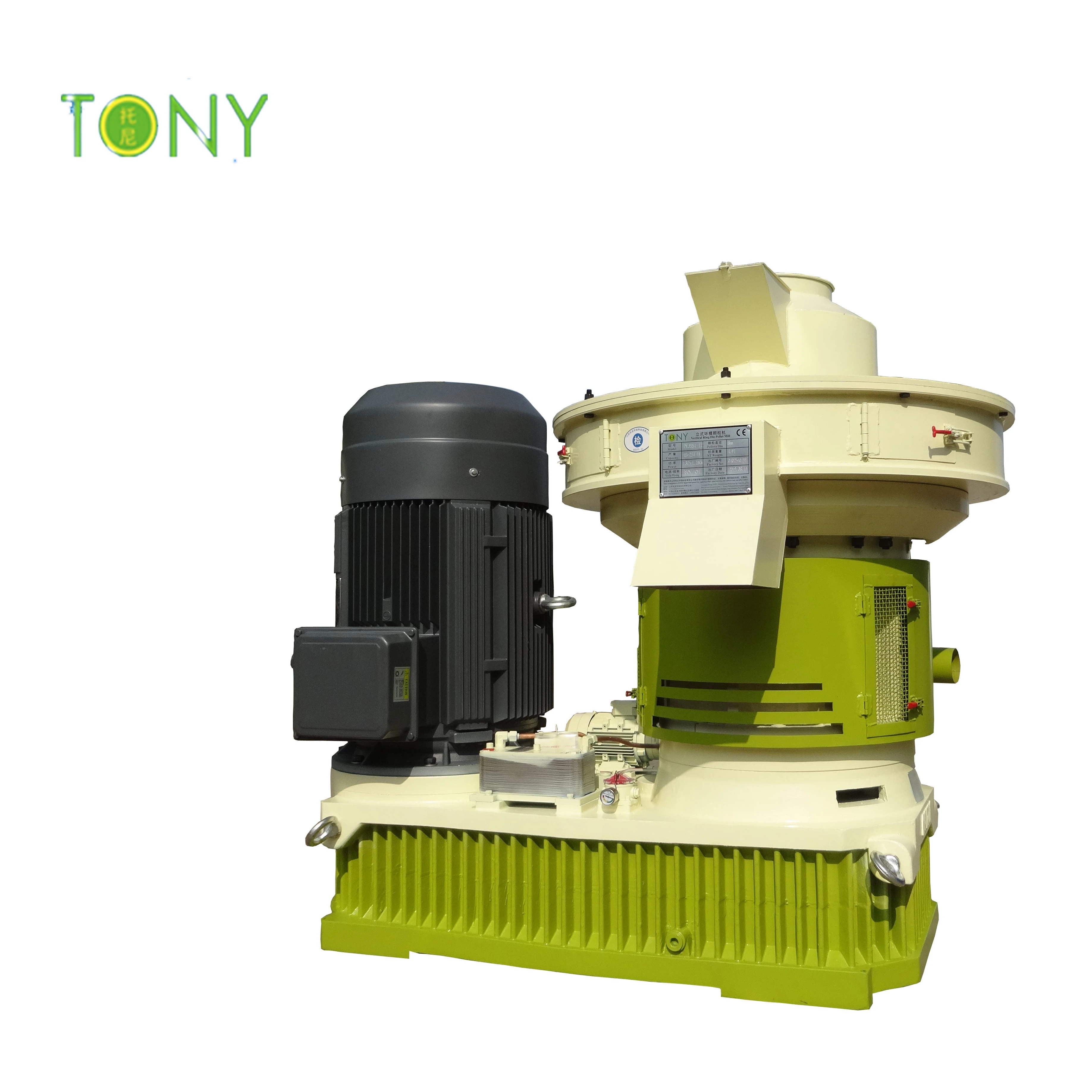 Tony high quality and professional technology durable sawdust cotton stalks pellet machine
