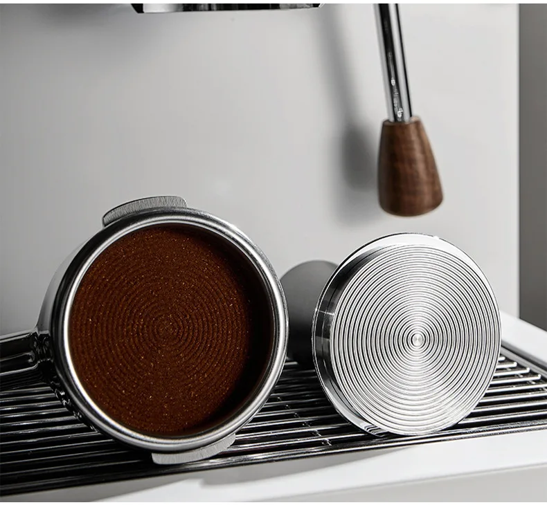 Coffee Accessories Stainless steel Spring Espresso Coffee Tamper 51/53/58mm