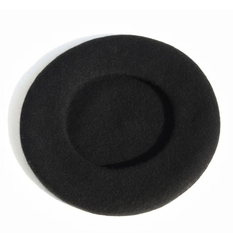 2023 Hot Sale Custom Fashion White Wool Berets Hat with Crystal for Women for Outdoor Activities