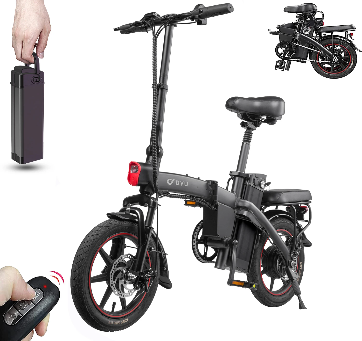 Hot Sale Cheap Mini 14 Inch Foldable Electric Bike 48V 350W Electric City Bike Folding Electric Bicycle