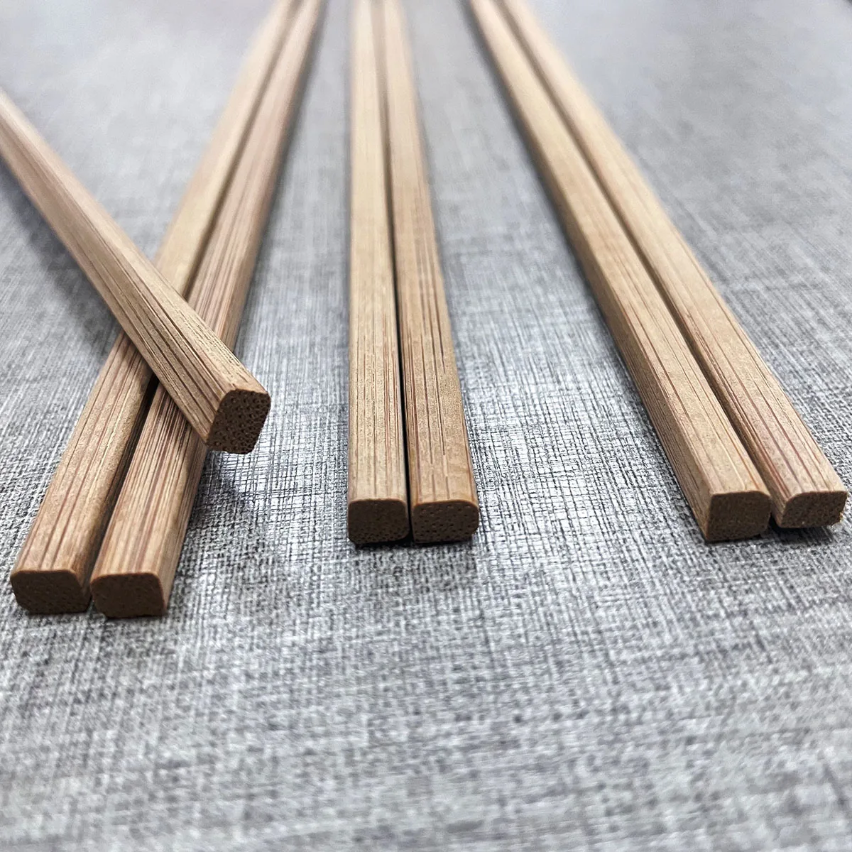 100% natural bamboo chopsticks square chopsticks customize logo