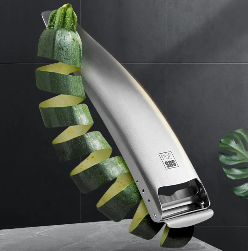 
2021 New Design Universal Boat-Shaped Peeler for Potato Carrots Apples Fruit Kitchen Stainless Steel Swivel Peeler 