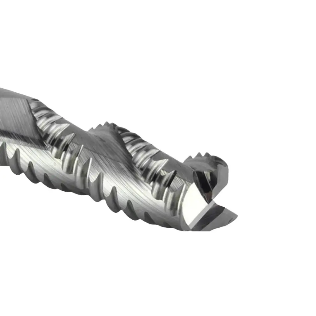 Solid Carbide End Milling Cutter 3-Slot Spiral Milling Cutter For Slotting Wood Milling Cutter