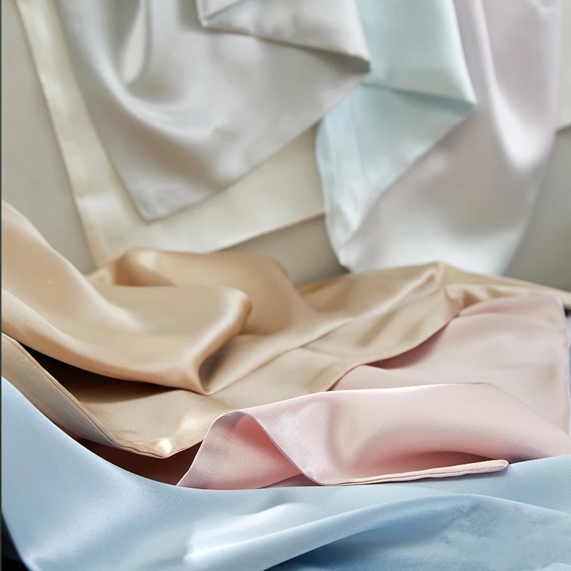 100% Pure Mulberry Silk Bed Pillow Cases with Hidden Zipper for Hair and Skin